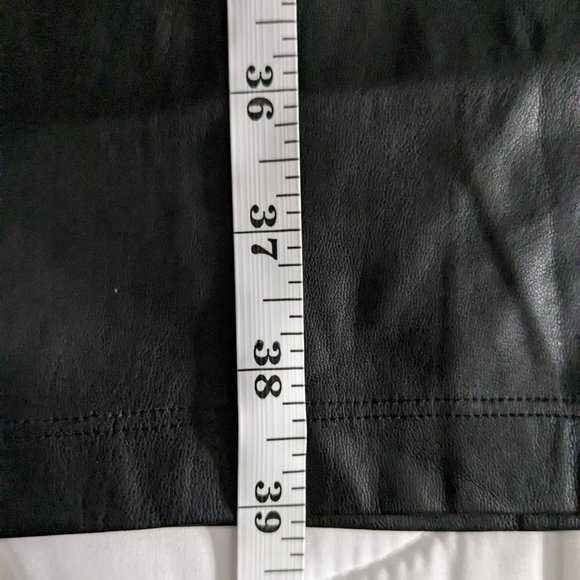 J Crew Vegan Faux Leather Pants Women's XXL Black Pull On NWT - Picture 11 of 16